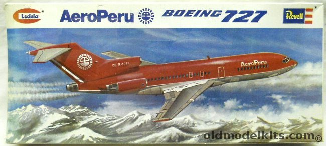 Revell 1/144 Boeing 727-100  AeroPeru - Lodela Issue, 4311 plastic model kit